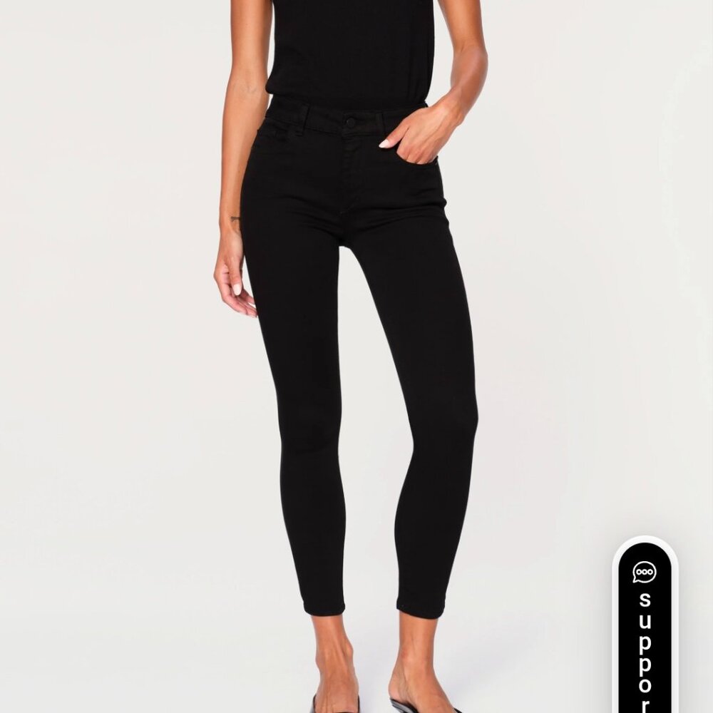 DL1961 Instasculpt Florence Skinny Black Jeans